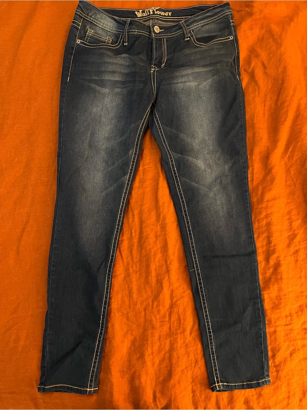 Wallflower Dark Indigo Skinny Jeans
